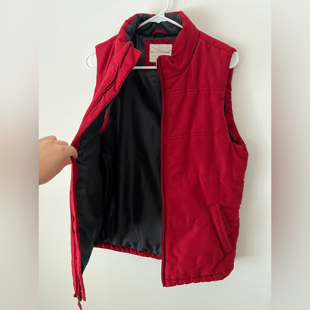 WEATHERPROOF VINTAGE Red Vest S - Picture 3 of 10